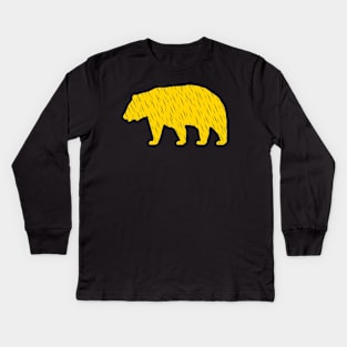 Drizzly Bear Kids Long Sleeve T-Shirt